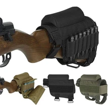 Регулируемый портативный тактический приклад винтовка разгрузка Чехол Держатель с патронами держатель
