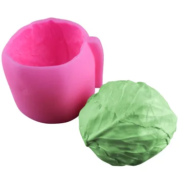 

Simulated cabbage moulding sugar-flipping silica gel mould Mousse Cake moulding
