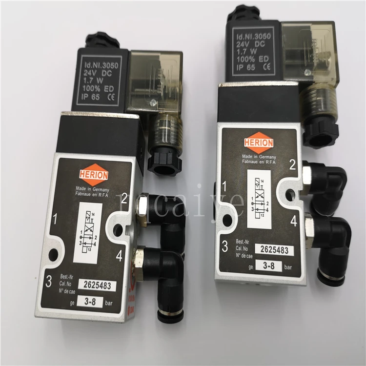 

3 Piece 61.184.1051 98.184.1051 SM74 PM74 Printing Machine 4/2-way Valve