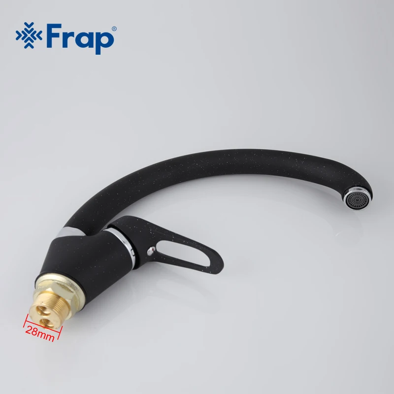 Смеситель для кухни FRAP F4113 латунный с одиночной вращающейся ручкой в 5 цветовых