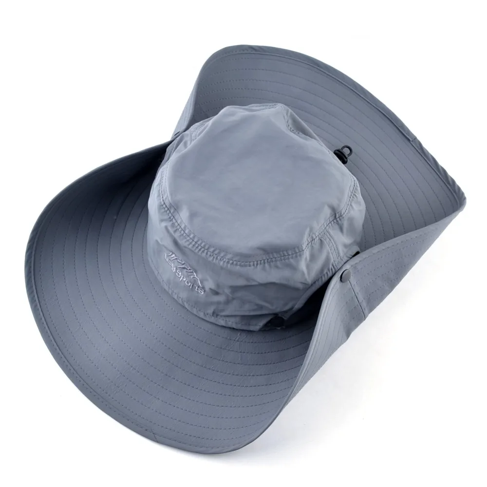 Elegant Unisex Wide Brim Anti-UV Bucket Hat