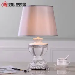 Туда современные китайские роскошные украшения китайском стиле спальня bedlamp смолы настольная лампа творческий исследование гостиной