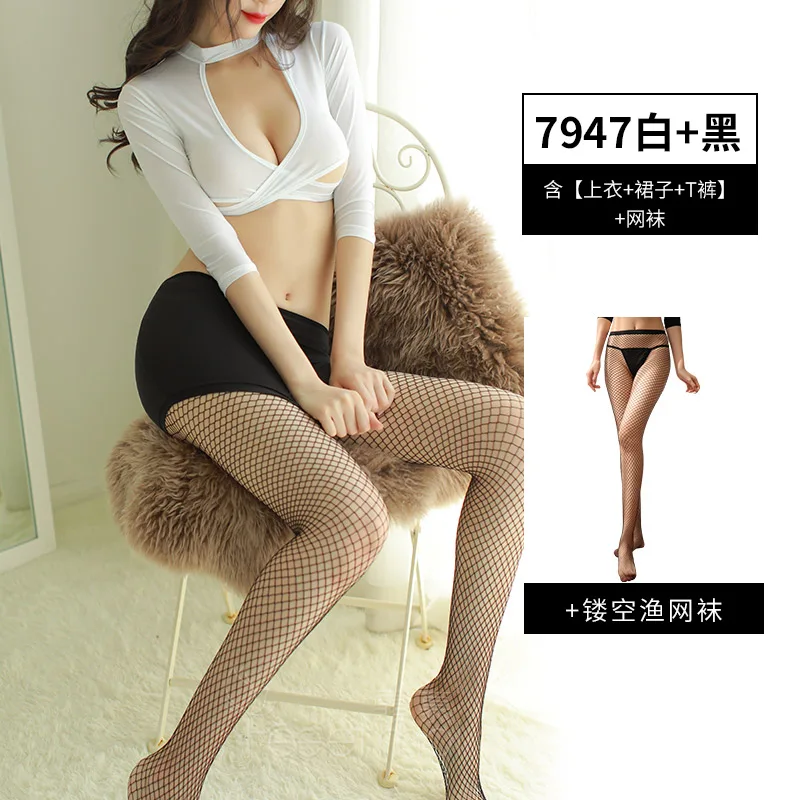 Women Plus Size Porn Lingerie Sexy Hot Erotic Lenceria Porno Office Secretary Teacher Sexy Cosplay Sex Open Bra Sexy Costumes