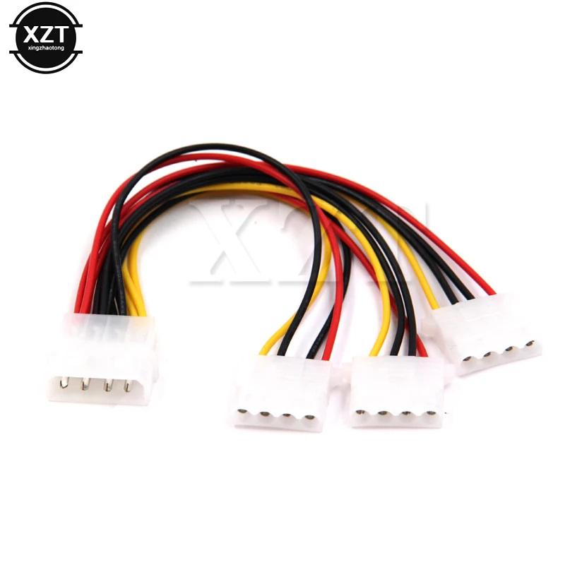 Высокое качество 4Pin IDE силовые кабели HY1578 4 Pin Molex папа на 3 порта Molex IDE Женский блок питания сплиттер адаптер кабель|4 pin molex male|4 pin molexide female | АлиЭкспресс