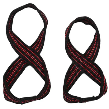 

2pcs Gym Lifting Straps Weightlifting Wrist Weight Belt Bodybuilding Gloves For Women Men Fitness Crossfit Barbells Power Sport