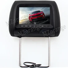 Universal 7 inch TFT LED screen Car MP5 player Headrest monitor Support AV/SD input/FM/Speaker/Car camera