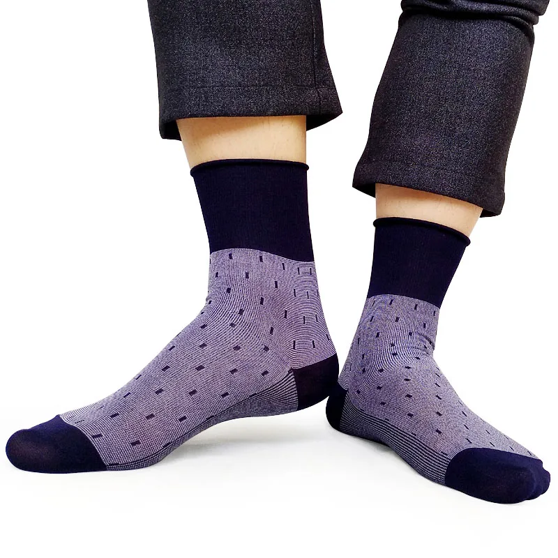 

Formal dress socks for Mens Business gift wedding Sexy Socks Jacquard Best quality Brand Male Long sock Soft Breathable