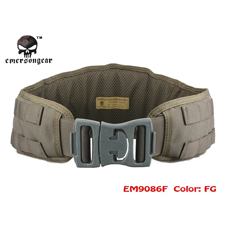 Emersongear EM9086 тактический Molle мягкий поясной ремень для мужчин страйкбол боевой пояс - Цвет: FG