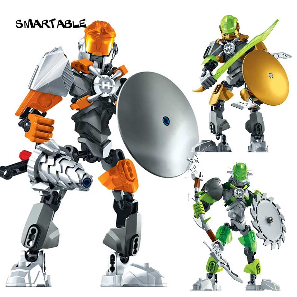 

Smartable Hero Factory 5.0 3PCS/Set ROCKA BULK BREEZ Building Block Set Toys For Children Boy Christmas Gift