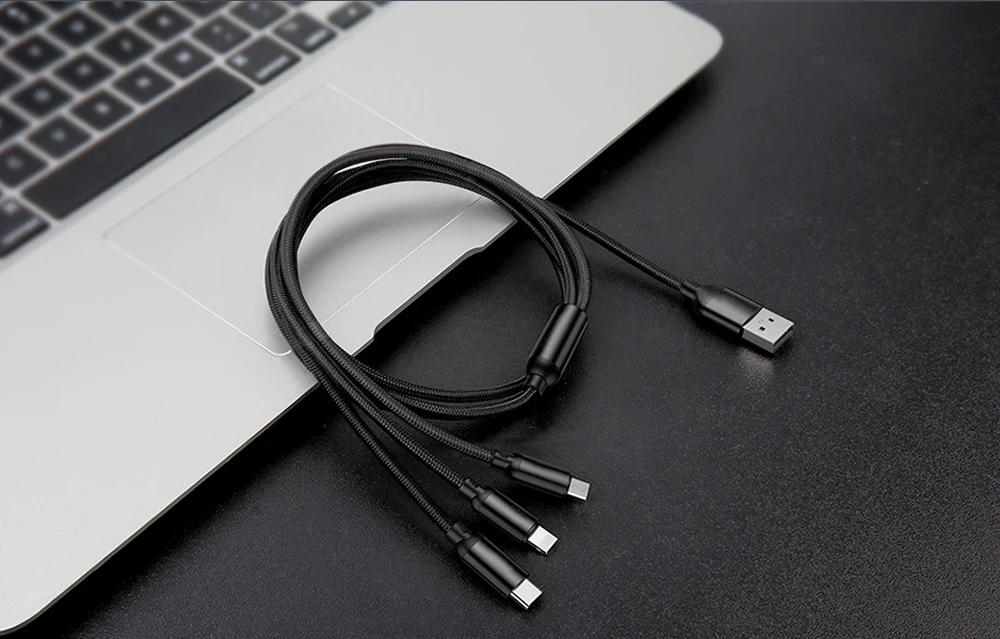 1,2 м 3 А 3 в 1 USB кабель для мобильного телефона Micro usb type C кабель для зарядного устройства для iPhone кабель для зарядки Micro USB шнур для зарядного устройства