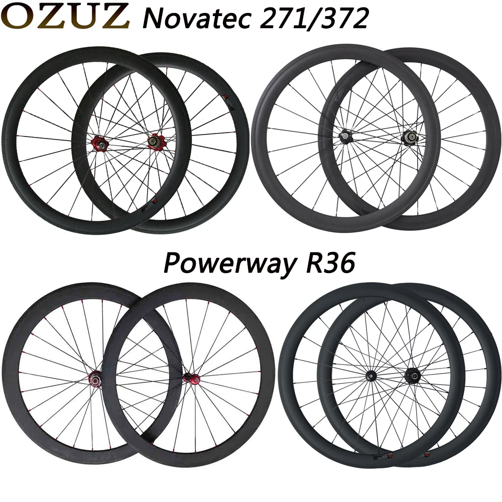 OZUZ супер легкие Powerway R13 A271SB Углеродные велосипедные колеса 24 мм Глубина клинчер