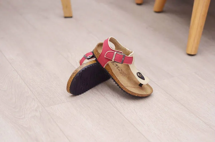 Boys Sandals Mom Baby Shoes Casual Girls Sandals Kids Clogs Flip Flops Sandalia Infantil Kids Summer Shoes Cork Sandalias 22-39