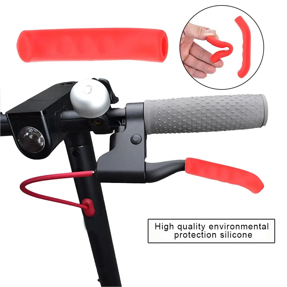 Electric Scooter Brake Handle Cover Bike Brakes Silicone Sleeve Anti