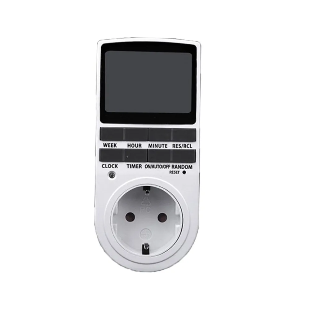 

Electronic Digital Timer Switch EU/US/UK/AU Plug Kitchen Timer Weekly Hour Programmable Wall Plug-in Power Socket Timer Switch