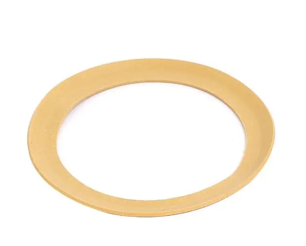 

74.2mmx56mmx1mm Air Compressor Compression Piston Ring Yellow