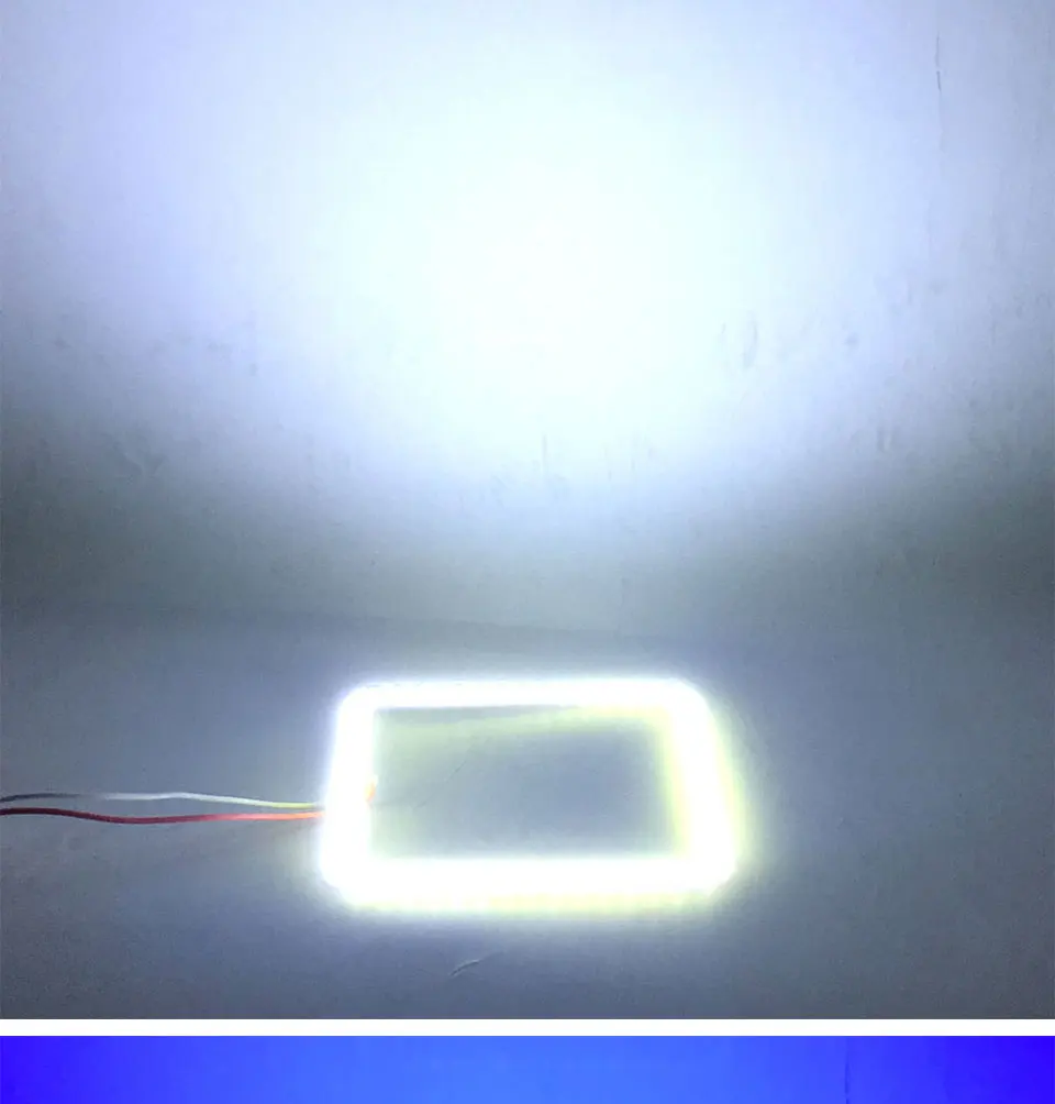 9V 12V 96mm Suqare COB LED Light Bulb White Blue Red Orange Color DC12V Decorative Lamp for Car Lights House Room Decor Lighting (11)