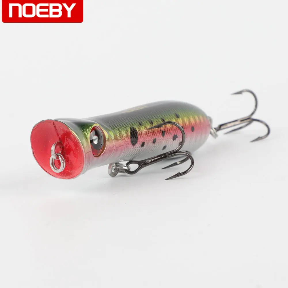 

NOEBY Popper Fishing Lures Bait Pike Walleye Trout Plastic Fishing Wobbler Hard Baits Swimbaits Artificial Lure Sea 8cm/11.5g