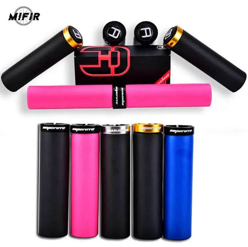 Aoperate Bicycle Grips Silicone Gel Single Lock Shockproof Anti Slip