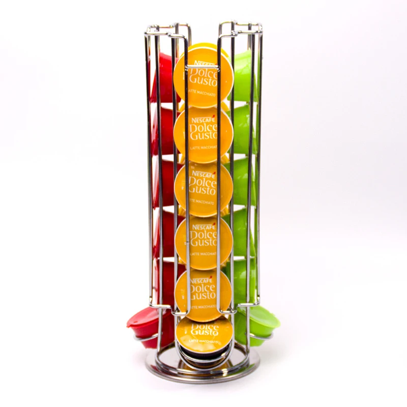 Держатель для кофе MICCK Dolce Gusto ручная вращающаяся стойка 24 шт. кофейная капсул