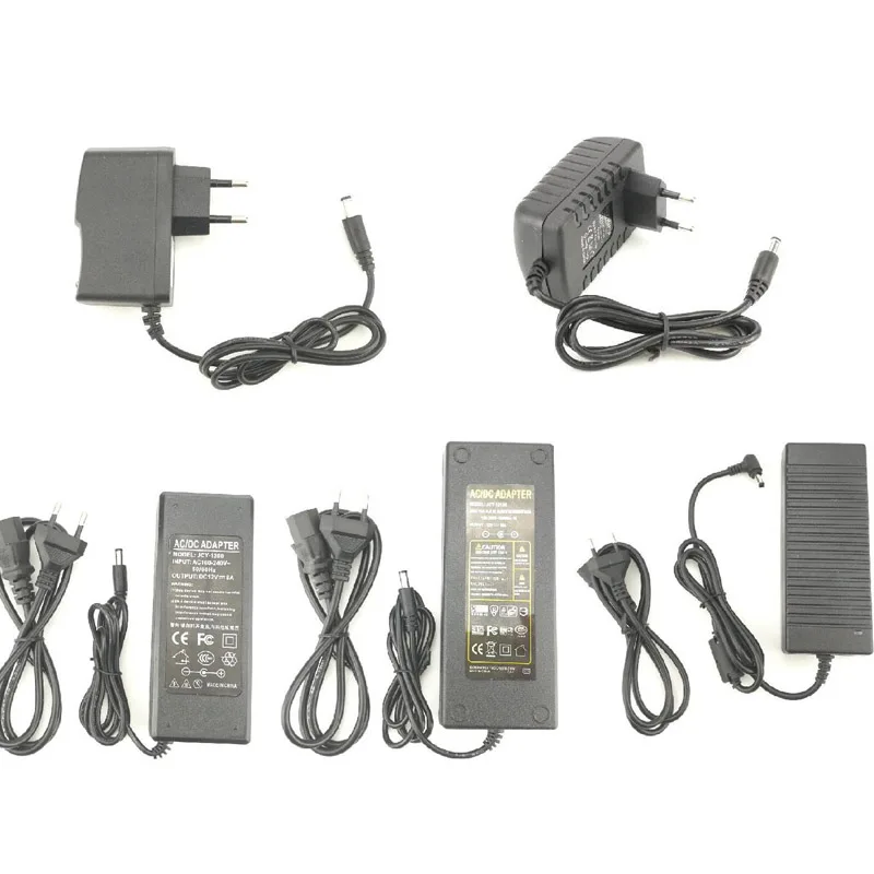

AC DC 12V Adaptor for LED Strip Light Tube Bar Lamp AC 100 V - 240 V to DC 12 V 5.5mm x 2.1mm ( 2.5mm) 1A 2A 5A 6A 8A 10A 12.5A