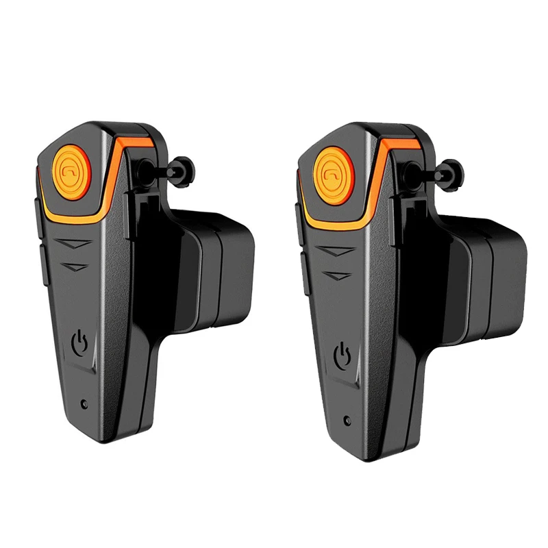 

2 pcs Helmet Headset Waterproof Motorcycle Helmet Bluetooth Intercom BT-S2 1000m Motorbike Bt Interphone Headset with FM