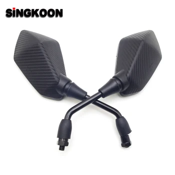 

Universal 10mm motorcycle mirror Accessories Black Side Rearview Mirrors FOR ybr 125 virago 250 v strom atv accessories bandit