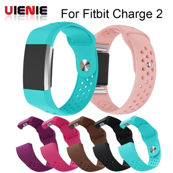 

Colorful Band for Fitbit Charge2 Sport Silicone Band wrist Strap For Fitbit Charge 2 Bracelet Smart Wristband Smart Accessories