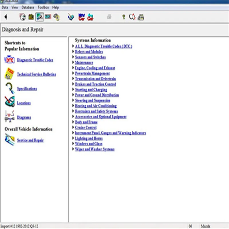 Auto Repair Software for ALLDATA 10.53 for ALL DATA Car Repair Software with 3.0USB 640GB Hard Disk