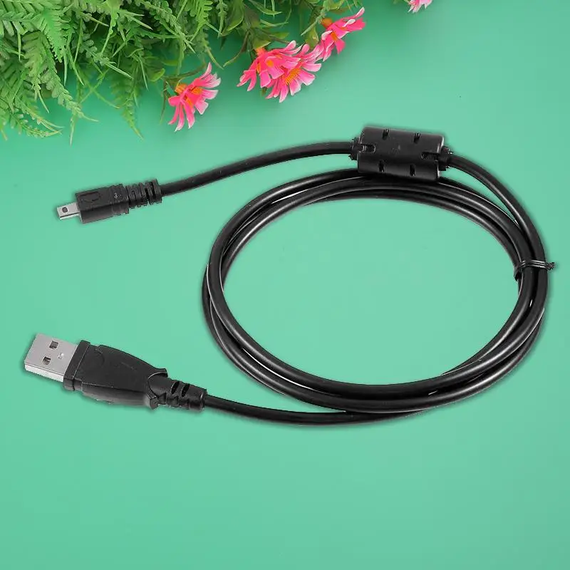 USB 2,0 зарядное устройство синхронизации 8Pin кабель для Panasonic для Lumix DMC-ZS30 DMC-TZ40 камеры черный Горячее предложение