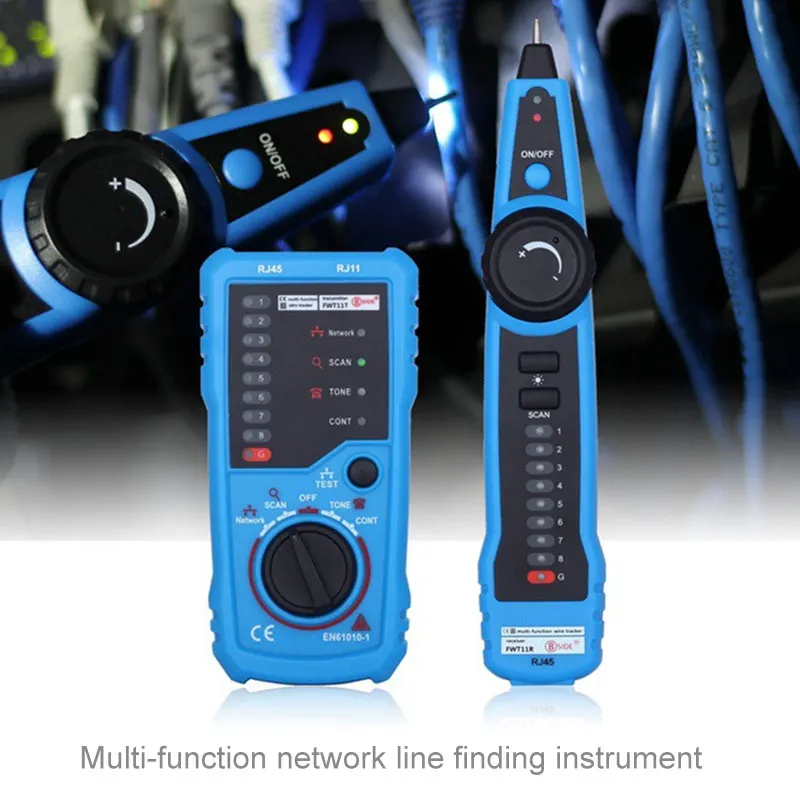 

Multifunctional RJ45 RJ11 Handheld Network Telephone Cable Tester Portable digital Wire line Tracker Network Testing Tools SL@88