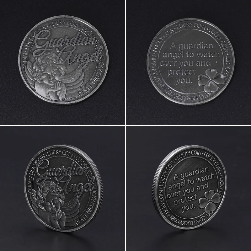 Памятная монета Счастливый Ангел-хранитель художественные подарки для коллекции сувенир
