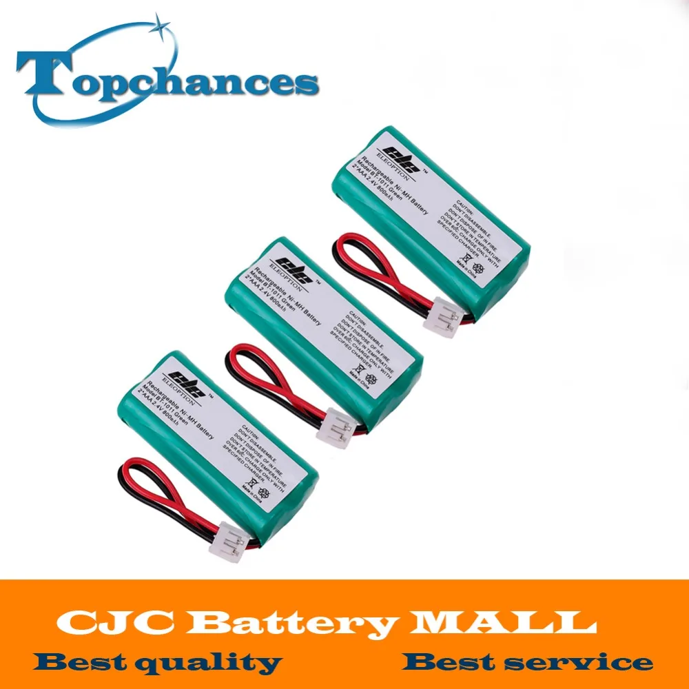 3X High Quality 2*AAA Ni MH 800mAh 2.4V Rechargeable Cordless Home