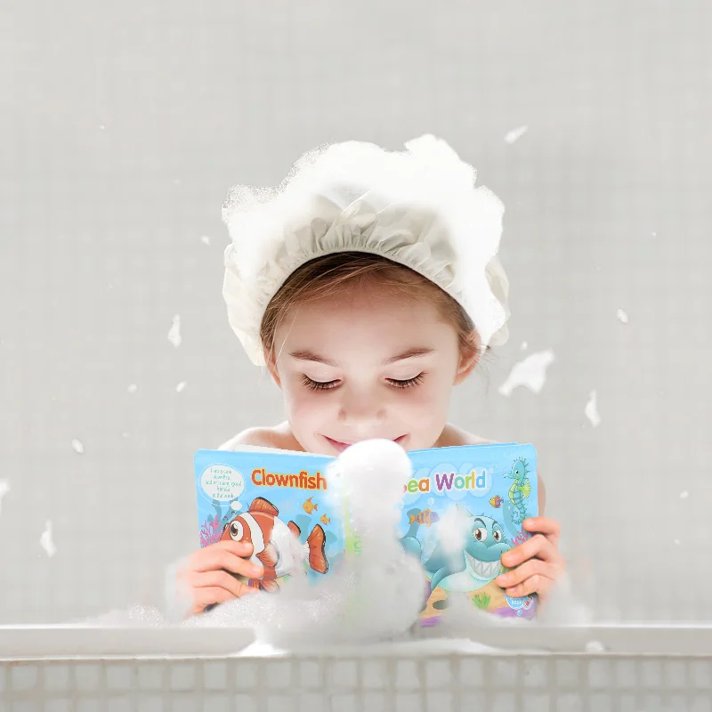 

KIDAMI Cloth Book Bath Book Set(7PCS)For Babies & Toddlers Nontoxic Baby's First Activity Early Education Toy Shower Gift
