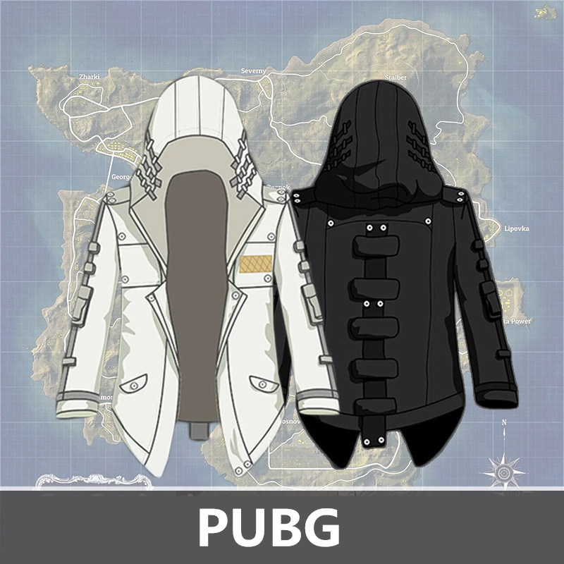 Game Playerunknown's Battlegrounds PUBG Cosplay Costumes Women Men Cotton Hoodies Sweatshirts Jackets Coat Lucky Clothes Top New