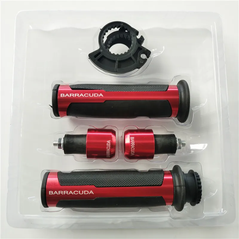7/8 ''ручка мотоцикла бар ручки CNC 22 мм Универсальный для Suzuki GSXR750 600 GSXR600 750 GSXR 2006-2007-2008-2009-2010-2011-2012 - Цвет: Красный