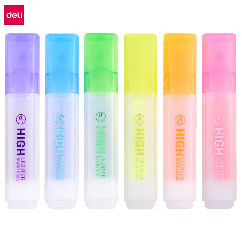 

Deli Sketch Markers Highlighter Pen Kawaii Stationary Art Supplies for Artist Brush Pens Caligraphy Pen Scrapbooking Supplies