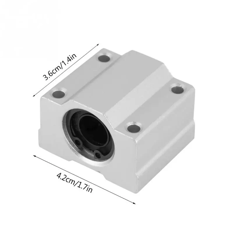4pcs Linear Ball Bearings Aluminum Linear Motion Ball Bearing Sliding Block SCS12UU 36 x 42 x 28mm 4pcs Linear Ball Bearings Aluminum Linear Motion Ball Bearing Sliding Block SCS12UU 36 x 42 x 28mm