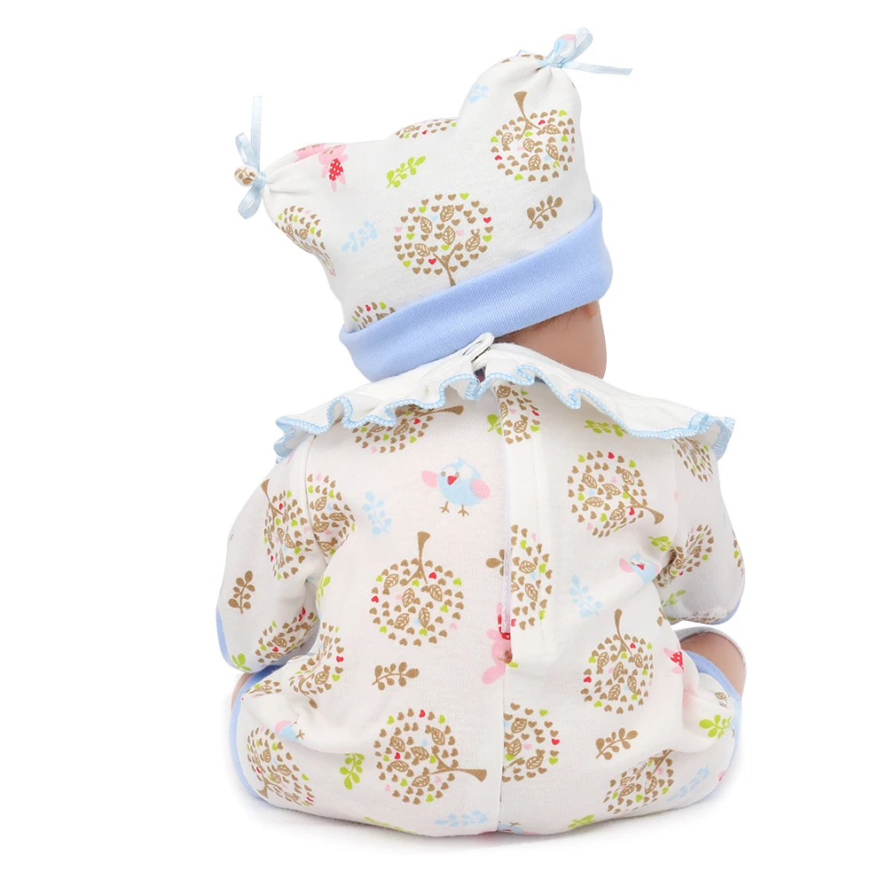 Кукла Reborn Baby Lifelike новорожденные дети реалистичные синие мягкие силиконовые