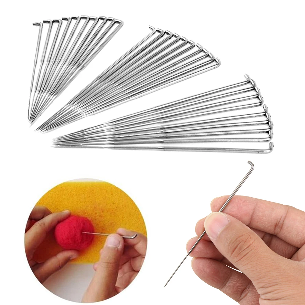 30pcs 3 Various size Wool Felting Needles Felt Tools Needle Starter DIY Craft