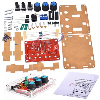 

1HZ-1MHZ XR2206 Function Signal Generator DIY Kit Sine Triangle Square Wave Module