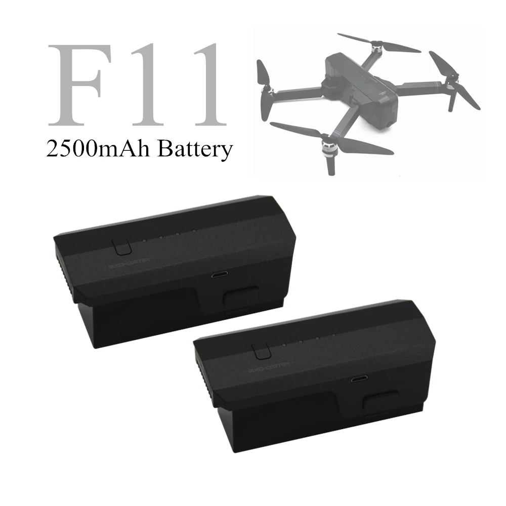 

SJRC F11 Battery 11.1V 2500mAh Lipo Battery For SJR/C F11 Drone 5G Wifi FPV GPS RC Quadcopter Spare Parts Accessories