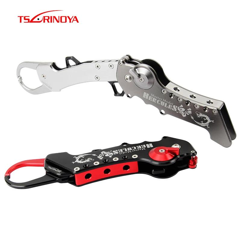 TSURINOYA 190g/18.8 cm الطيران الألومنيوم الصيد القابض للطي الأسماك تحكم الصيد معالجة أدوات Pesca اكسسوارات