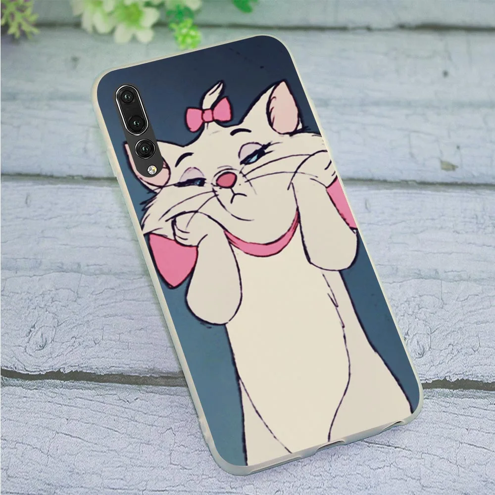

Backshell Phone Cover for Huawei P20 Pro Case P8 P9 P10 M20 Lite P30 Pro P Smart Mate 10 20 Pro AristoCats Marie Cats