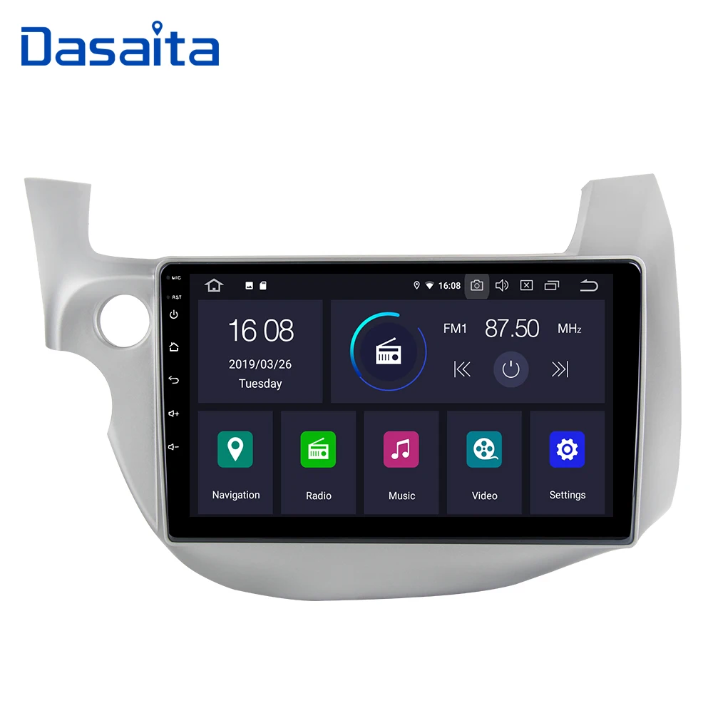 Clearance Android 9.0 Car 2 din GPS Navigator for Honda Fit 2008 2009 2010 2011 2012 GPS car multimedia Bluetooth 10.2" IPS  Screen 1