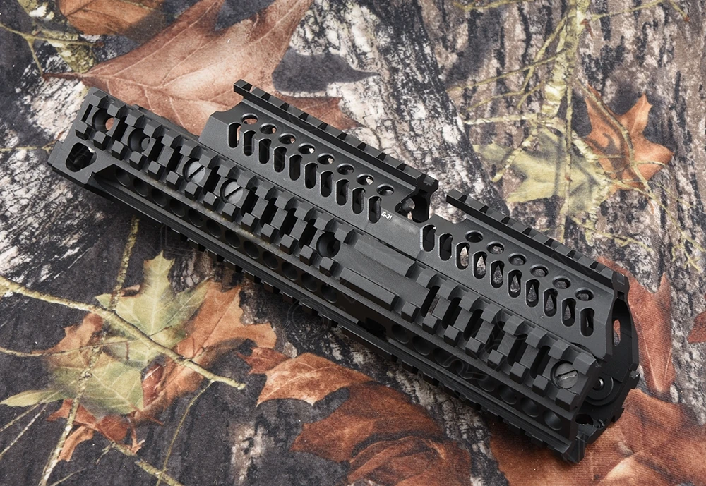 Lightweight AK 47 picatinny rail handguard system CNC Aluminum alloy