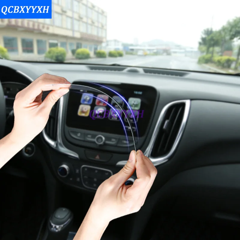 Автомобильный стиль 8,4 дюймов gps навигационный экран Стальная Защитная пленка для Jeep Grand Cherokee SRT контроль ЖК-экрана автомобиля стикер