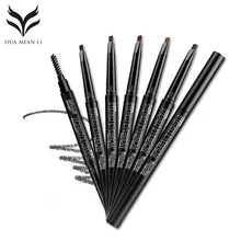 Двухсторонний карандаш для бровей водонепроницаемый автоматический карандаш для бровей долговечная Косметическая ручка для макияжа профессиональный женский косметический инструмент