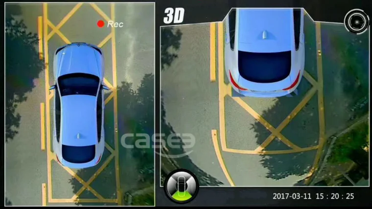 Камера ночного видения SVM 3D с углом обзора 360 градусов автомобильная система