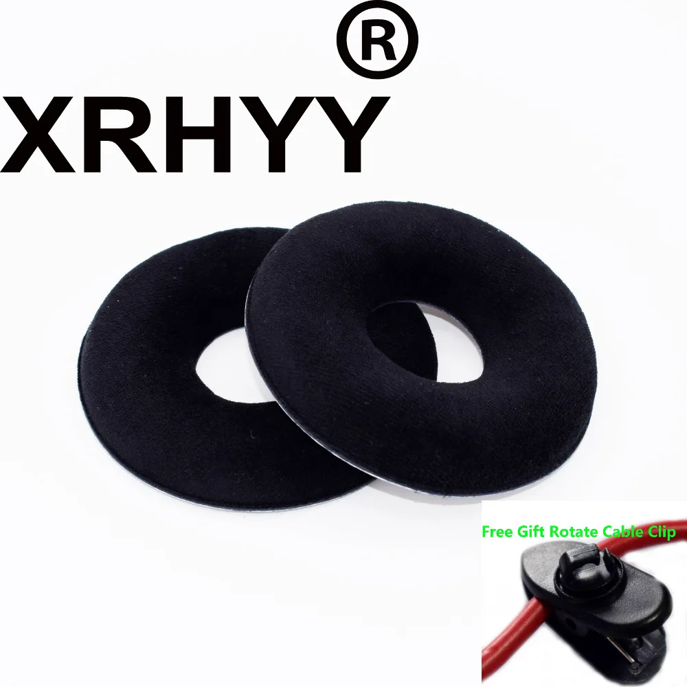 Xrhyy Black Replacement Velvet Earpad Ear Pads Cushions For Akg K121