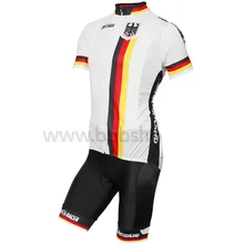 Alemania Equipo de Ciclismo Ropa Ropa Transpirable Camisetas de Ciclismo MTB Ropa Ciclismo maillot Bicicleta Envío gratis